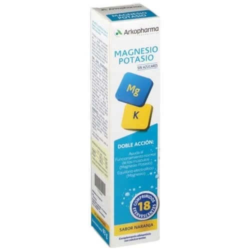 Arkopharma Arkovital Magnesio Potassio 18 Compresse Effervescenti