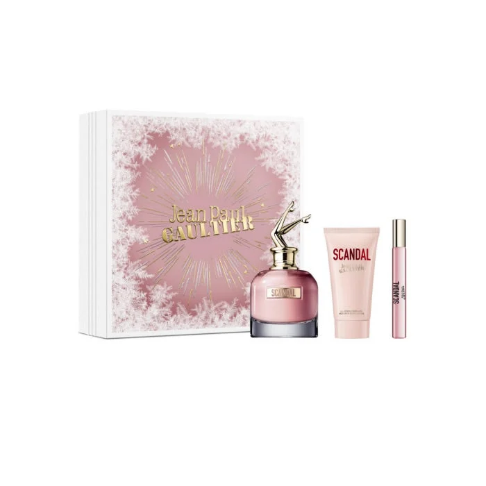 Jean Paul Gaultier Scandal Eau De Perfume Spray 80ml Set 3 Pezzi Natale 2023