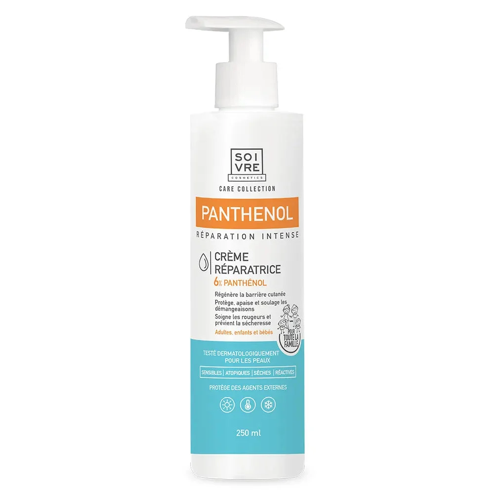 Soivre Cosmetics Panthenol Crema Riparatrice Riparazione Intensa 250 ml