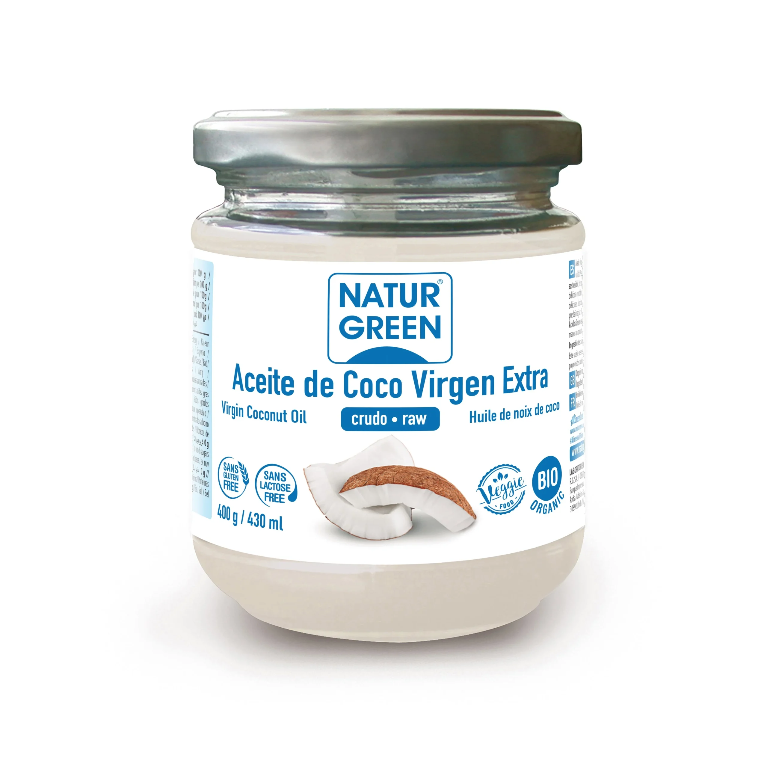 Naturgreen Olio Vergine di Cocco 400gr