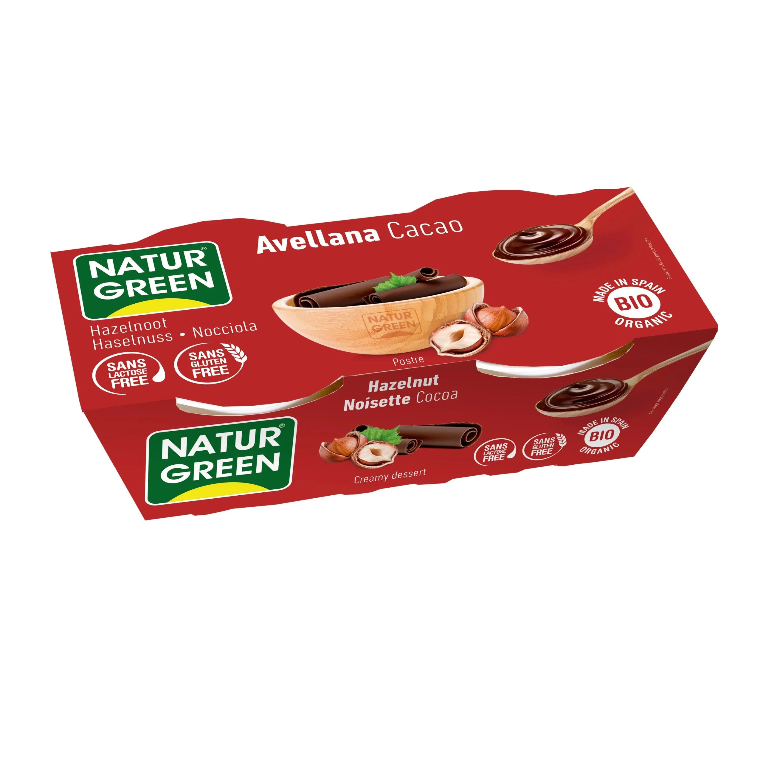Naturgreen Cioccolato Biologico Alla Nocciola 2 X 125g