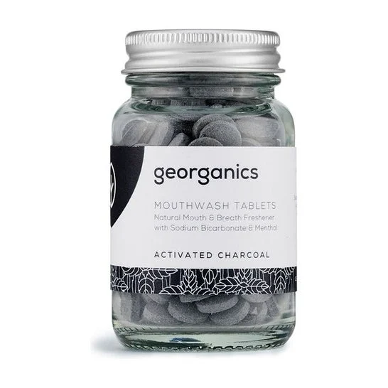 Georganics Mouthwash Tablets Activated Charcoal 180comp