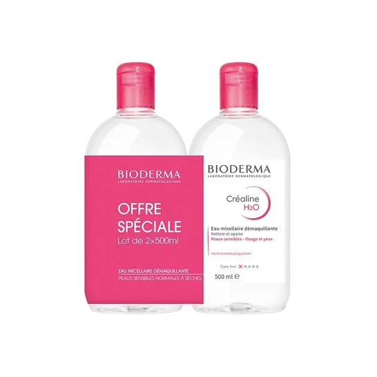 Bioderma Créaline H2O TS Eau Micellaire 2x500ml