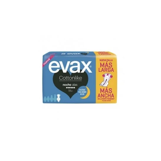 Evax Cotton-like Ali Notte Pad 18 pz