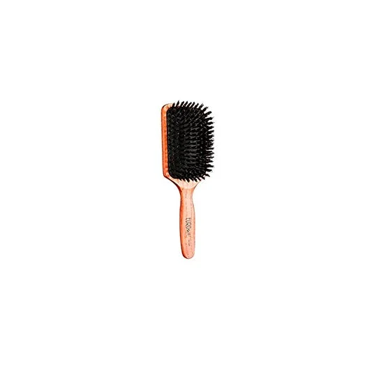 Eurostil Boar Hair Bellows Brush Rectangular Wooden