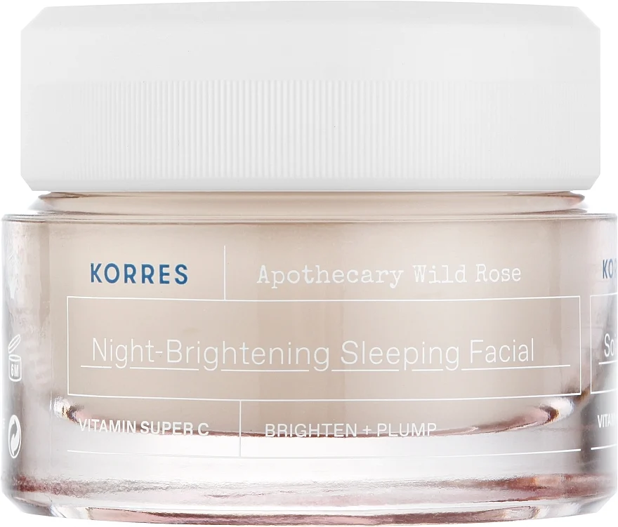 Crema viso illuminante, da notte