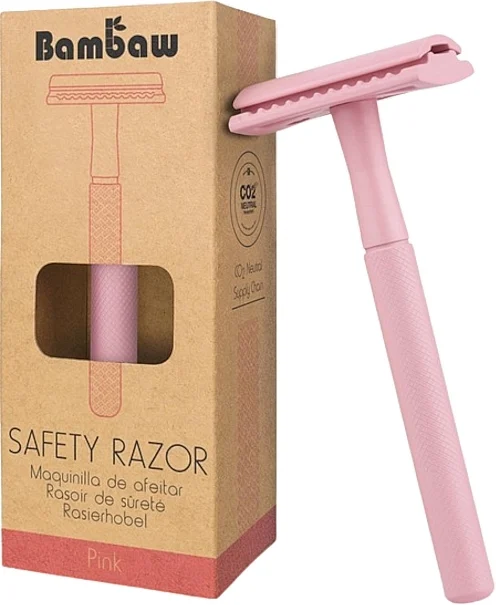 Rasoio con lama sostituibile, rosa chiaro