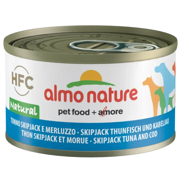 Almo nature HFC Natural Tonno Skipjack e Merluzzo - 95GR