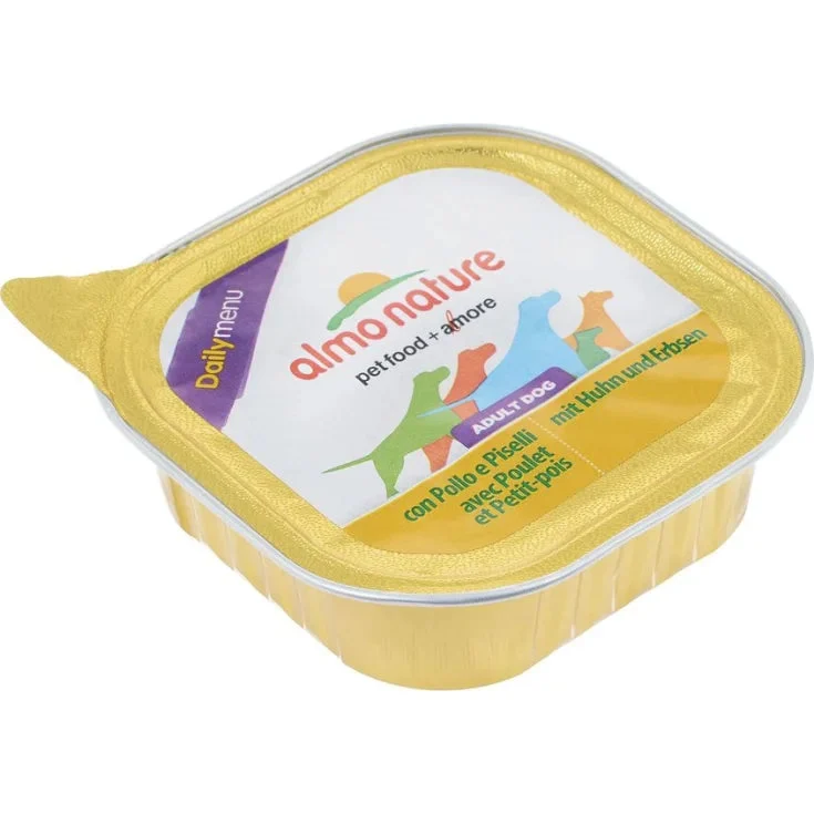Almo nature Daily Menu con Pollo e Piselli - 100GR