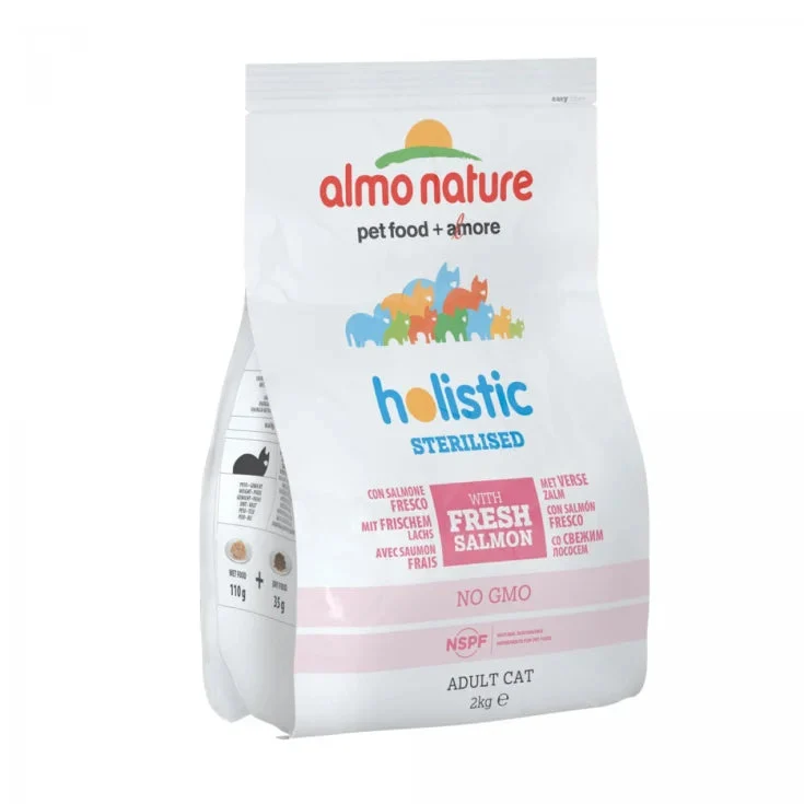 Almo nature Holistic Fresh Sterilised Dry Salmone e Riso - 400GR