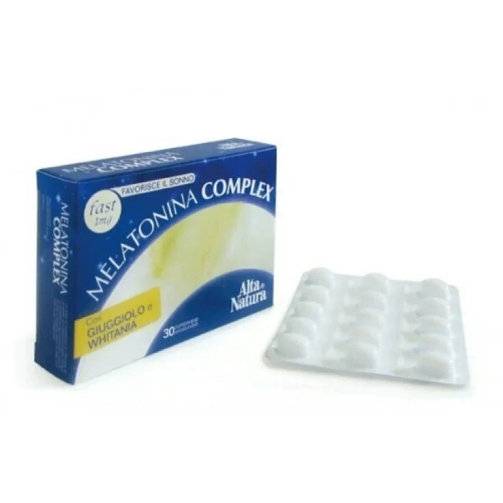 Alta Natura Melatonina Complex Fast Integratore Alimentare 30 Compresse