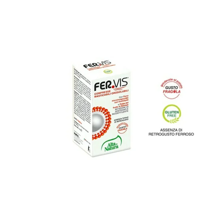 Alta Natura Inalme Fervis Integratore Alimentare 20 Compresse Masticabili Orosolubili