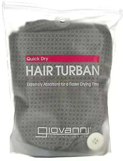 Turban per asciugatura rapida dei capelli