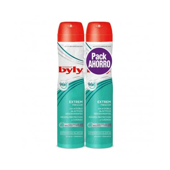 Byly Extrem Freshness 96H Deo 2x200ml