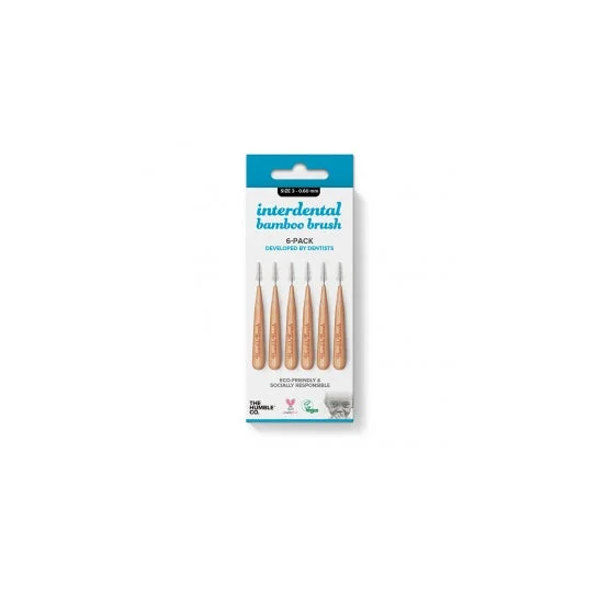The Humble Co Spazzola Interdentale 0.6mm Bamboo 6uts