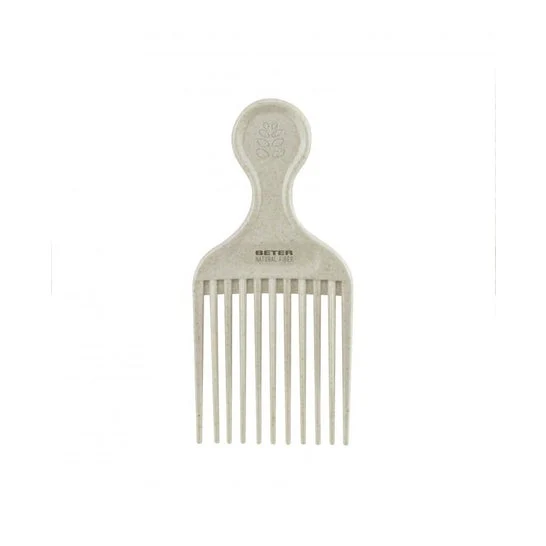 Pettine di piume naturali beige in fibra naturale Beter 1 pezzo