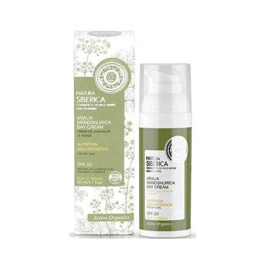 Natura Siberica Crema da giorno per la pelle secca 50ml