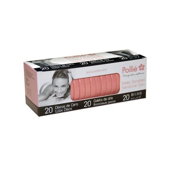 Eurostil Pollié Hot Wax Pads Pink Sensitive Skin 20uds