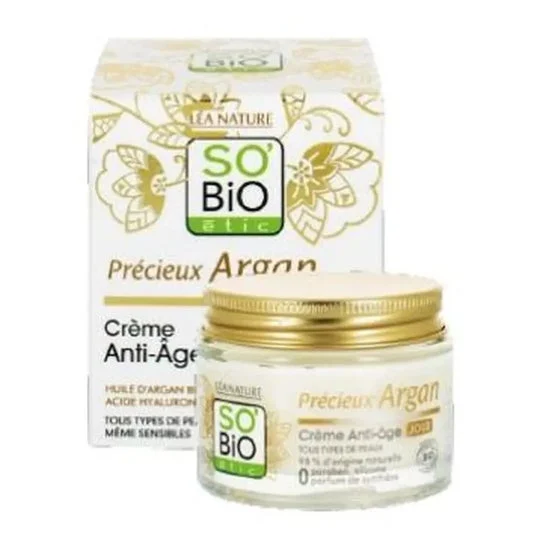 So Bio Etic Crema de Día Ácido Hialurónico & Argan 50ml