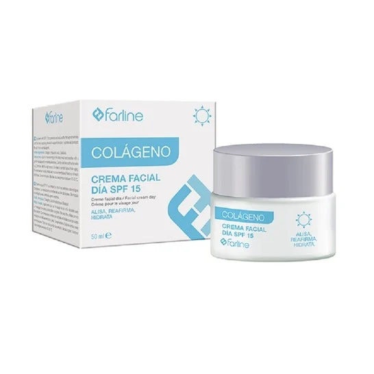 Farline Collagen Day Facial Cream Spf15 Crema Facial Spf15 50 Ml