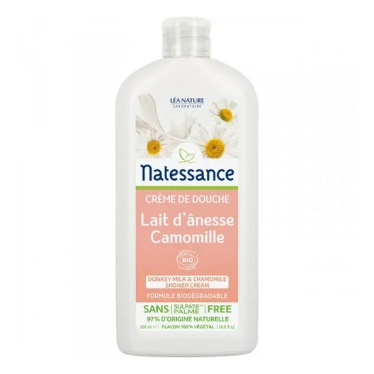 Natessance Organic Asses Milk Shower Cream 500ml
