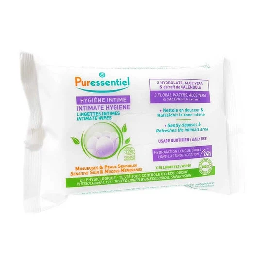 Puressentiel Salviette Intime Bio 25 Unità