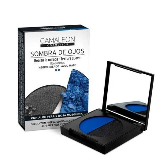 Camaleon Cosmetics Sombra de Ojos Negro + Azul 2,3g