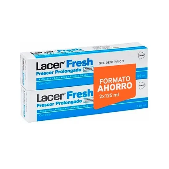 Lacer Dentifricio Duplo 2x125ml