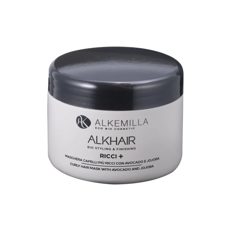 ALKEMILLA Maschera Capelli Più Ricci Avocado e Jojoba