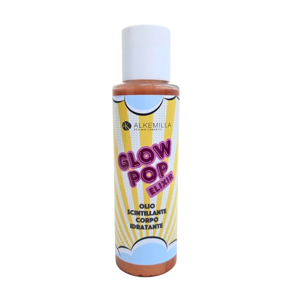 ALKEMILLA Glow Pop Elixir – Olio Scintillante Corpo Idratante