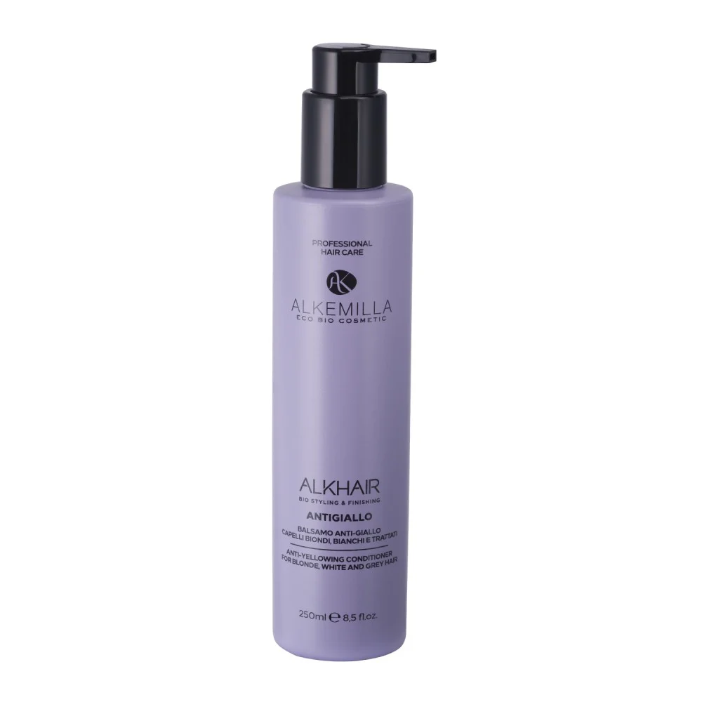 ALKEMILLA K-HAIR Balsamo Antigiallo – per Capelli Biondi, Bianchi e Trattati