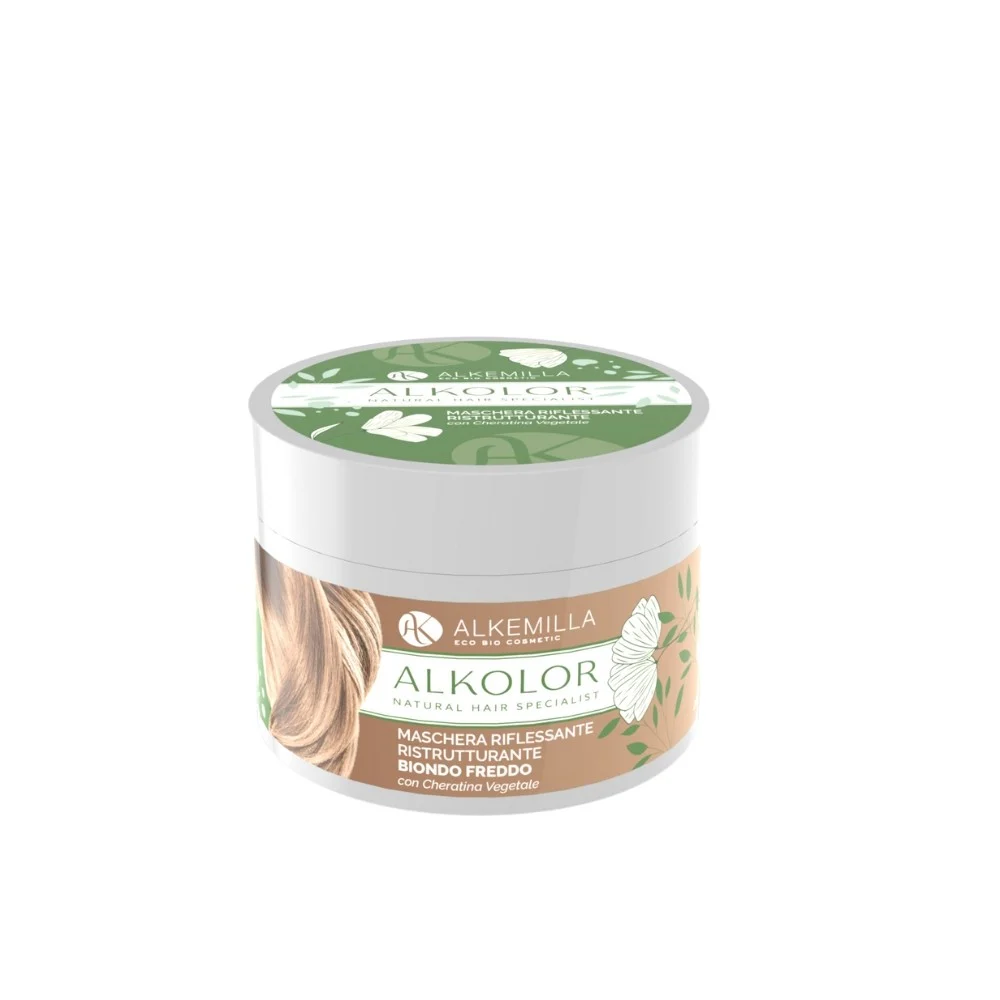 ALKEMILLA Maschera Riflessante Ristrutturante – Biondo Freddo