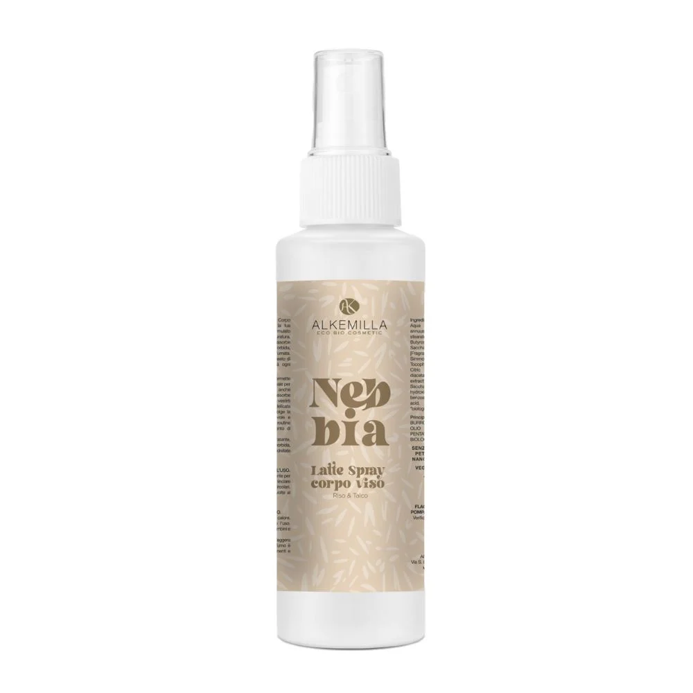 ALKEMILLA Nebbia – Latte Corpo Spray Talco e Riso