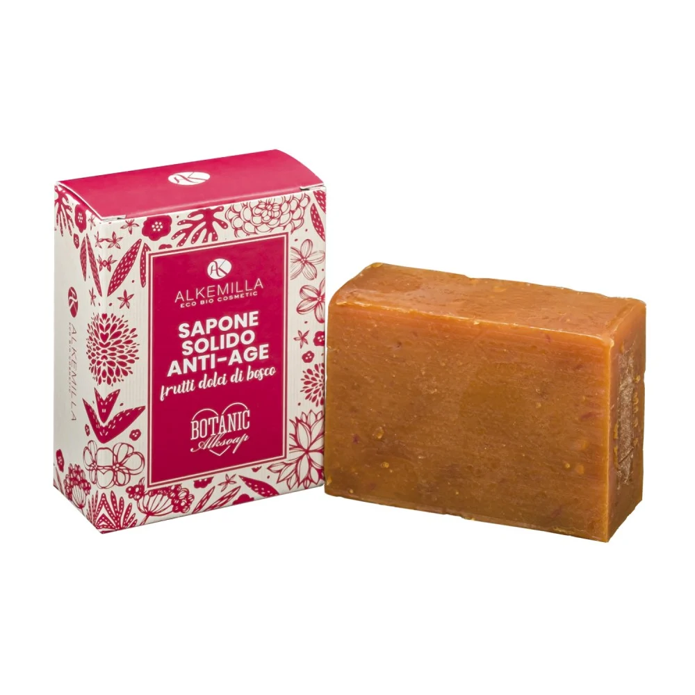 ALKEMILLA Sapone Artigianale – Antiage Frutti Dolci di Bosco