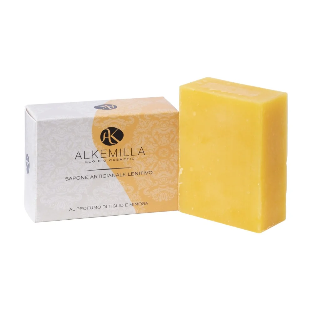ALKEMILLA Sapone Artigianale – Lenitivo Tiglio e Mimosa