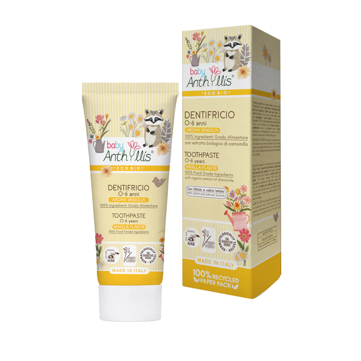 ANTHYLLIS Baby – Dentifricio 0-6 Anni