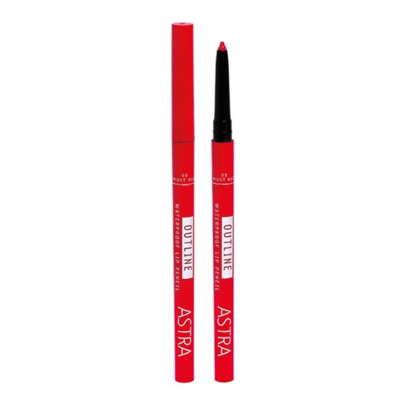 ASTRA MAKE-UP Outline Waterproof Lip Pencil 05 Must Red