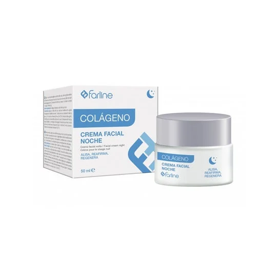 Farline crema notte viso collagene e acido ialuronico 50ml