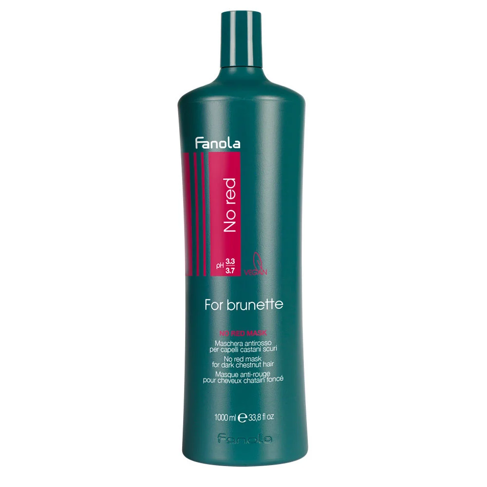 FANOLA NO RED MASCHERA ANTIROSSO PER CAPELLI CASTANI SCURI 1000ML
