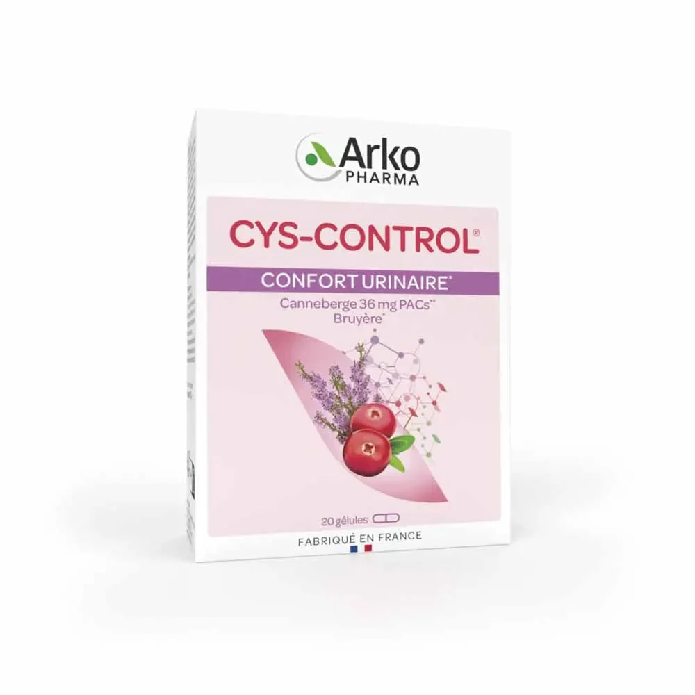 Arkopharma Cys-Control Comfort urinario Canneberge 20capsule