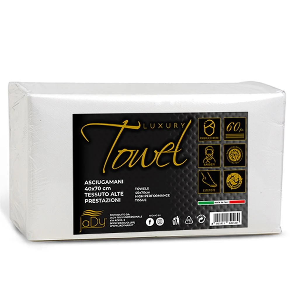 JADY LUXURY TOWEL ASCIUGAMANI 60PZ 40X70 MADE IN ITALY