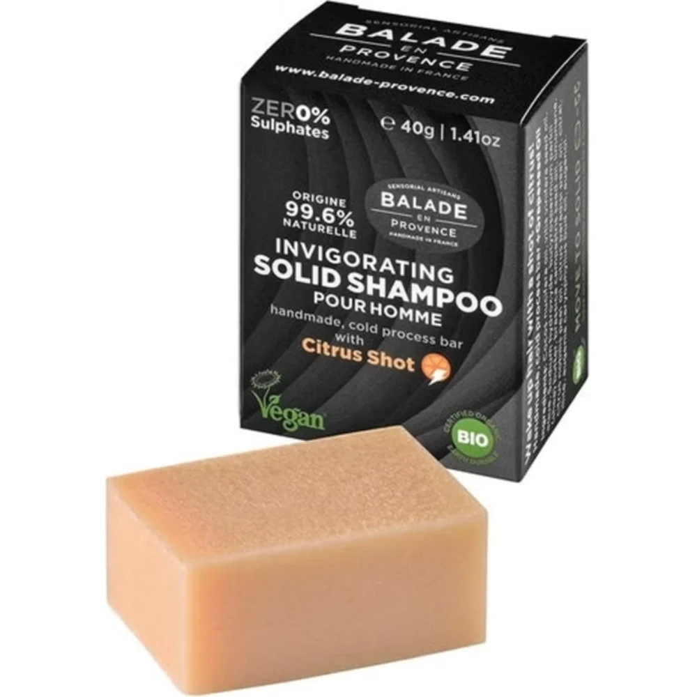 Balade en provence Uomo Shampoo Solido Rinvigorente 40 g