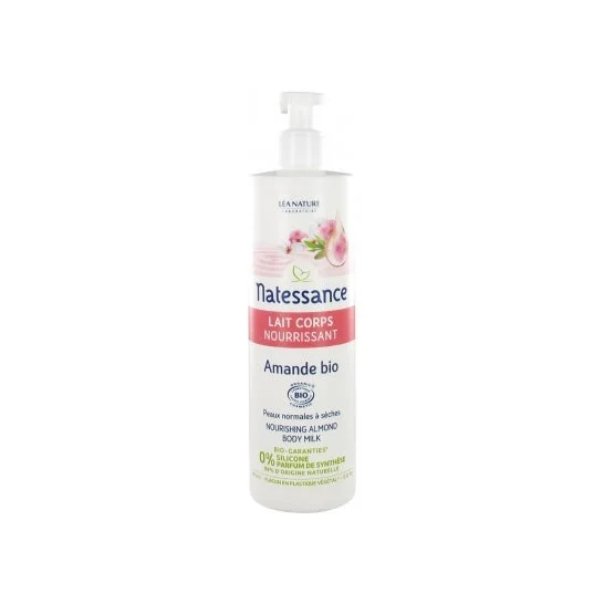 Natessance Latte organico per il corpo alla mandorla 400ml