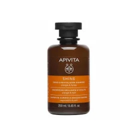Shampoo Apivita Gloss & Vitality Shampoo all'arancia e miele 250ml