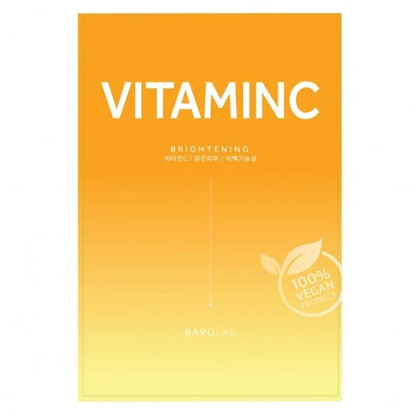 BARULAB Maschera in Tessuto alla Vitamina C Illuminante