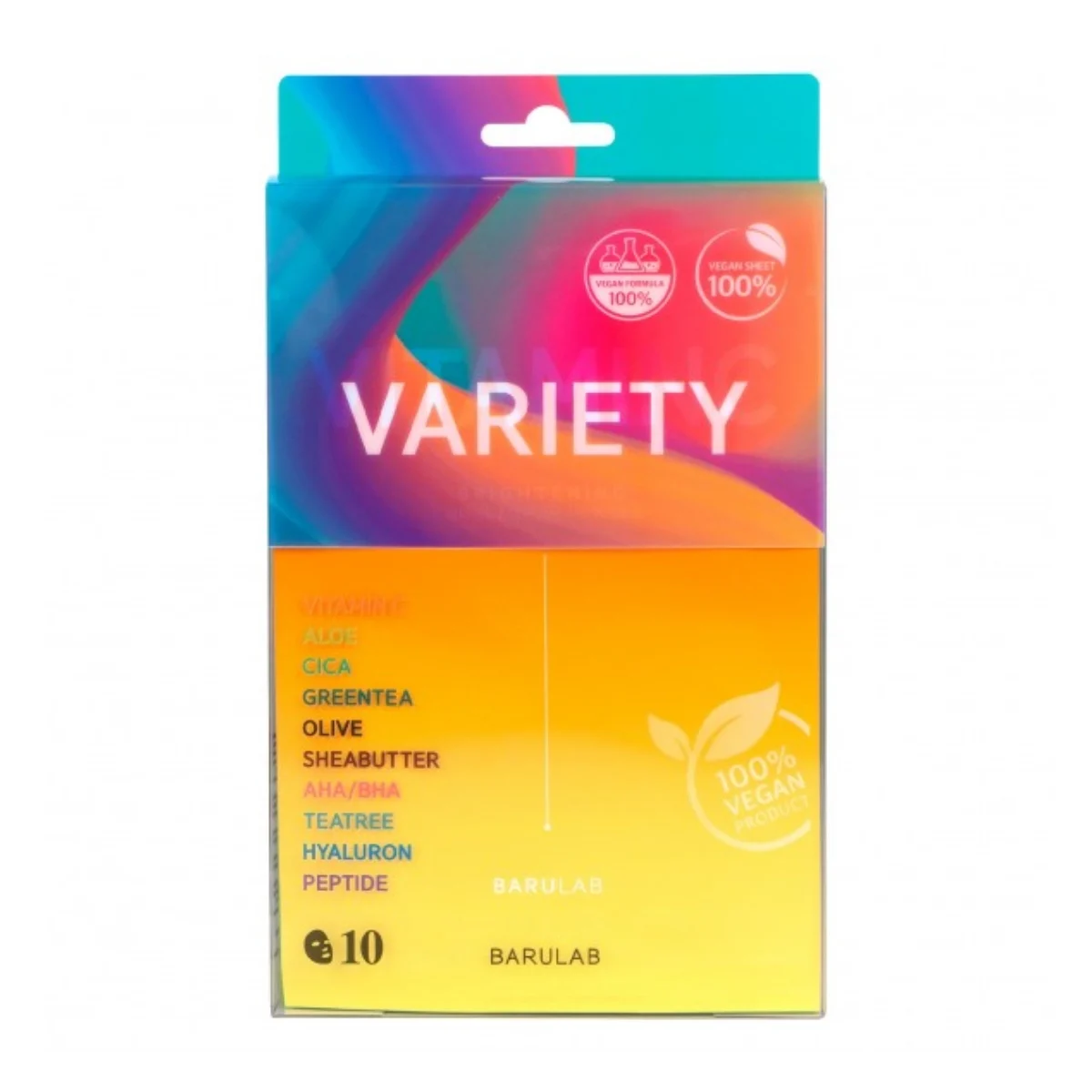 BARULAB Vegan Variety Mask Pack