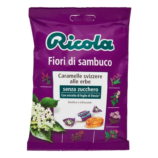 Ricola Caramel Sauco Flower Sugarfree Bio 70g