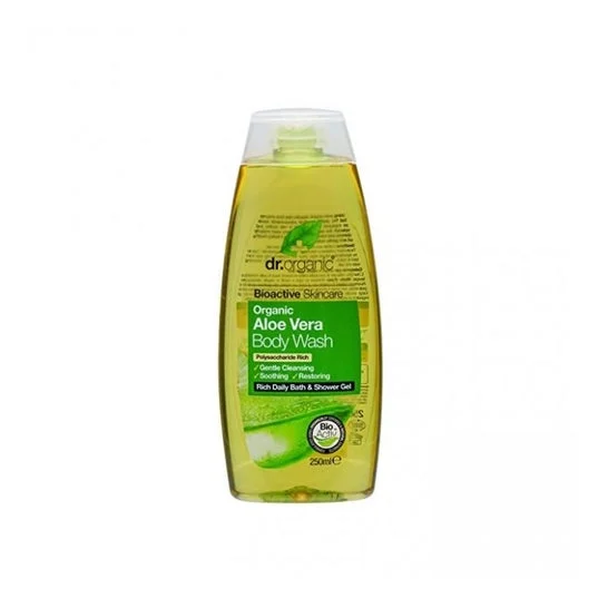 DR ORGANIC ALOE BODY WASH250ML