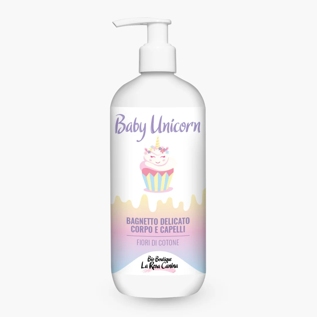 BIO BOUTIQUE LA ROSA CANINA Baby Unicorn – Bagnetto Delicato Corpo e Capelli