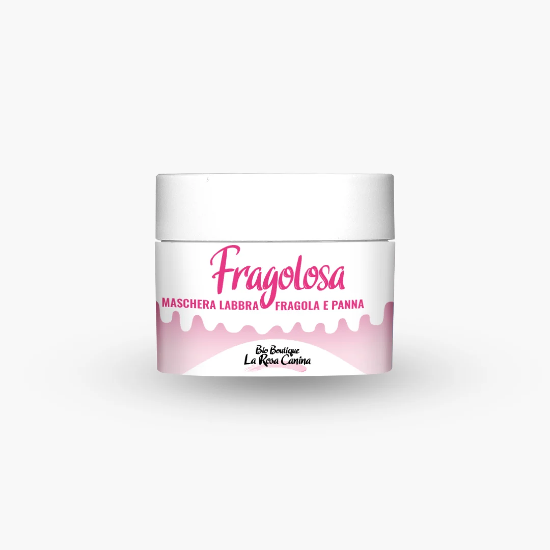 BIO BOUTIQUE LA ROSA CANINA Fragolosa – Maschera Labbra Fragola e Panna